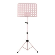 Detachable Portable Metal Music Stand for Sheet Music - Ideal for Piano, Violin, Guitar - Pink